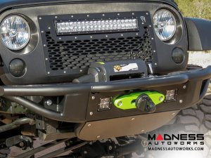 Jeep Wrangler JK Venom Front Bumper w/ Winch Mounts by Addictive Desert Designs - 2007+
